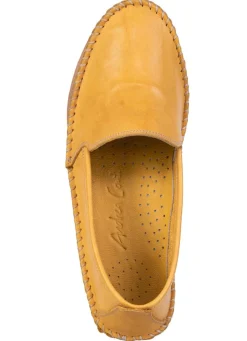 Andrea Conti, klassische Damen-Slipper, Weite G, mit herausnehmbarem Fußbett