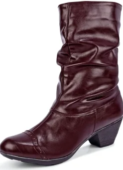 Andrea Conti, modische Damen-Stiefeletten, Winterschuhe, mit Reißverschluss