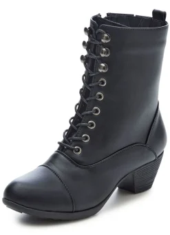 Andrea Conti, modische Damen-Stiefeletten, Winterschuhe, mit Reißverschluss