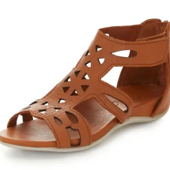 Andrea Conti, modische Damen-Sandalen, aus Leder