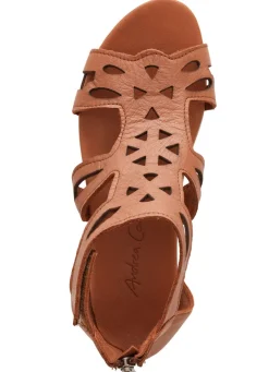 Andrea Conti, modische Damen-Sandalen, aus Leder
