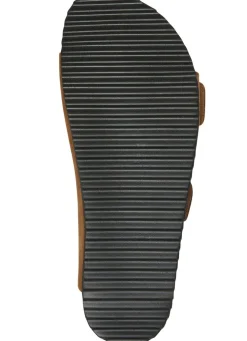 Andrea Conti Pantolette mit bunt bedrucktem Lederfußbett