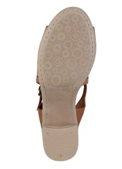 Andrea Conti Sandalette mit Zier-Perforation