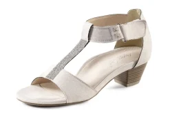 Andrea Conti, schicke Damen-Sandaletten, mit Klettspange