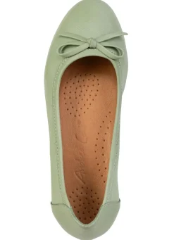 Andrea Conti, schicke Damen-Ballerinas, Weite G, mit herausnehmbarem Fußbett