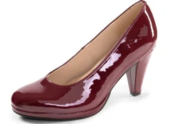 Andrea Conti, schicke Damen-Pumps, aus glänzendem Lackmaterial