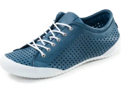 Andrea Conti, sommerliche Damen-Schnürschuhe, mit herausnehmbarem Fußbett