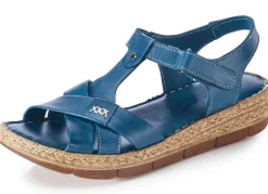 Andrea Conti Stegspangen-Sandale aus Rind-Nappaleder