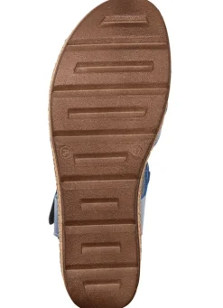 Andrea Conti Stegspangen-Sandale aus Rind-Nappaleder