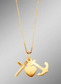 Anhänger "Glaube, Liebe und Hoffnung“ mit Veneziakette