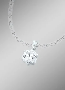 Anhänger in Weißgold