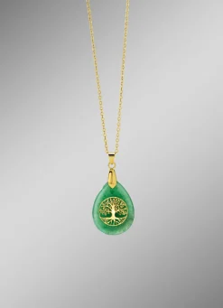 Anhänger mit echt Aventurin