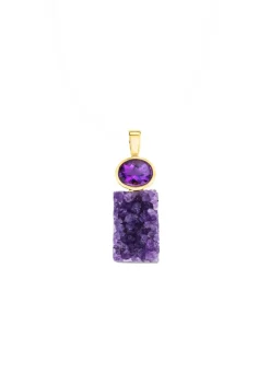 Anhänger mit echter Amethyst-Faszination
