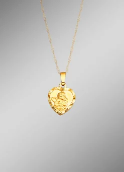 Anhänger Schutzengel mit Diamantschnitt