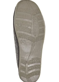 Atmungsaktive Damen-Hausschuhe, mit Klettverschluss