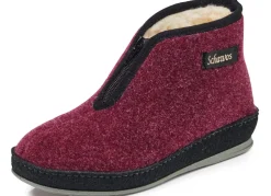 Atmungsaktive Damen-Hausschuhe, mit Reißverschluss