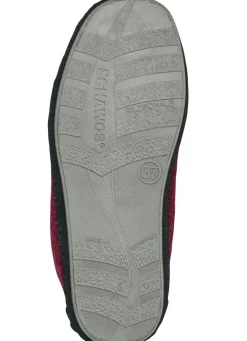 Atmungsaktive Damen-Hausschuhe, mit Reißverschluss