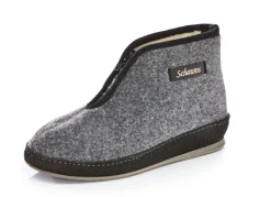 Atmungsaktive Damen-Hausschuhe, mit Reißverschluss
