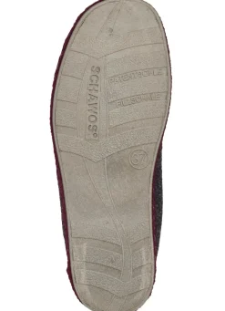 Atmungsaktive Damen-Hausschuhe, mit Klettverschluss