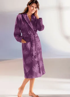 Bademantel in wadenlanger Form