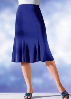 6-Bahnenrock in modischer Godet-Form