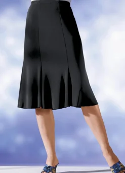 6-Bahnenrock in modischer Godet-Form