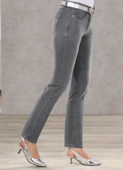 Bauchweg-Jeans in 5-Pocket-Form