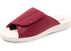 Bequeme Damen-Hausschuhe, Weite H, mit Klettverschluss