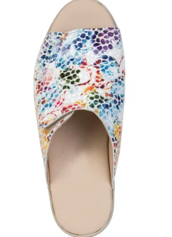 Bequeme Damen-Pantoletten, Weite G, mit Klettverschluss