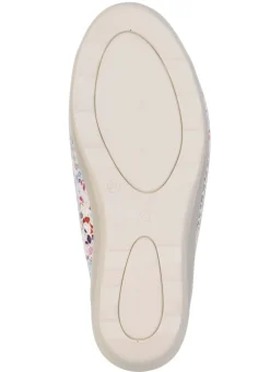 Bequeme Damen-Pantoletten, Weite G, mit Klettverschluss