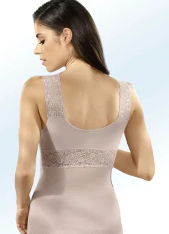 BH-Hemd mit hübscher Elastikspitze