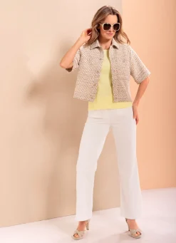 Blazer mit Glitzereffekten