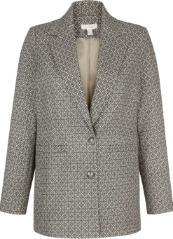 Blazer mit grafischem Dessin