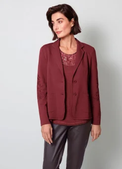 Blazer mit hübscher Stickerei