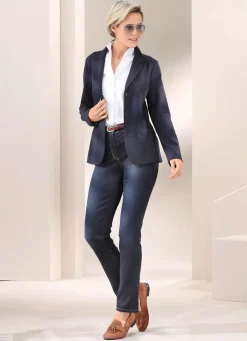 Blazer mit Paspeltaschen