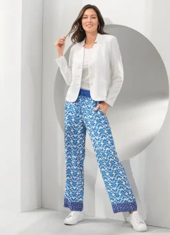 Blusenblazer mit Schulterpolstern