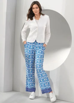 Blusenblazer mit Schulterpolstern