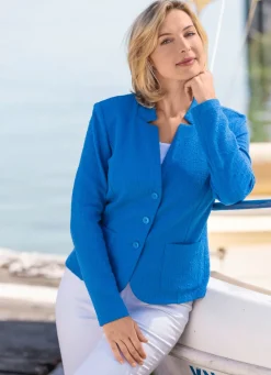 Blusenblazer mit Schulterpolstern