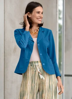 Blusenjacke mit Schulterpolster