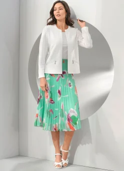 Blusenjacke mit Reißverschluss