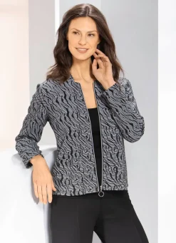 Blusenjacke mit Stehkragen