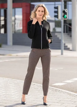 Blusenjacke mit Stehkragen