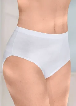 brio lingerie Fünferpack Slips mit glänzenden Abschlüssen