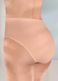 brio lingerie Fünferpack Slips mit glänzenden Abschlüssen