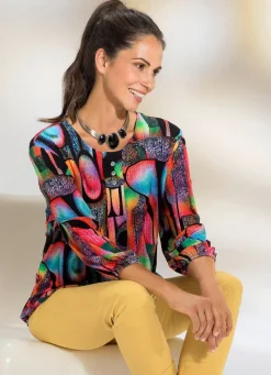 Bunte Shirt-Tunika