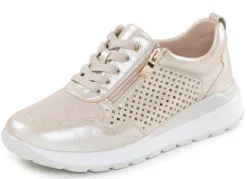 Caprice, sommerliche Damen-Sneaker, Weite K, mit herausnehmbarem Fußbett