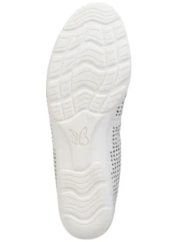 Caprice, sommerliche Damen-Ballerinas, Weite G, mit Gummizug