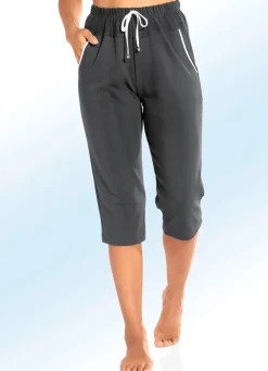 Caprihose mit Zierband