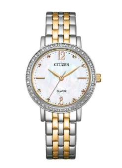 Citizen Quartz-Damenuhr mit Perlmutt-Einlage