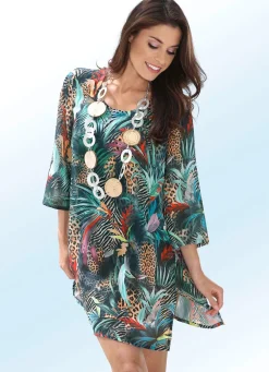 Comodo Tunika mit farbbrillantem Druckdessin